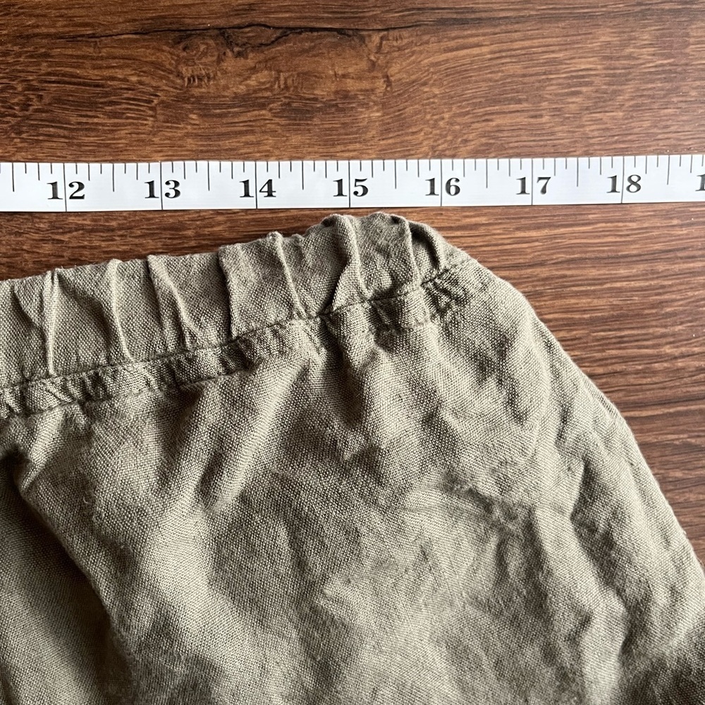 Parachute Moss Army Green Linen Shorts 🌿🩳 - Picture 9 of 9